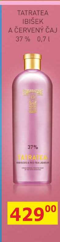 TATRATEA IBIŠEK A ČERVENÝ ČAJ 37% 0,7L 