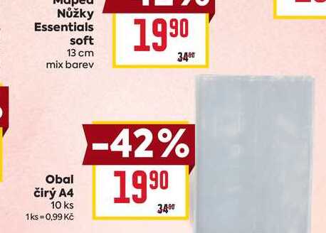 Obal čirý A4 10 ks 1ks