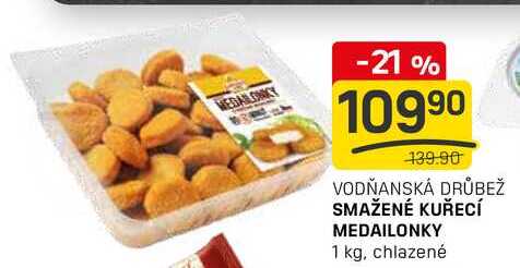 SMAŽENÉ KUŘECÍ MEDAILONKY 1 kg