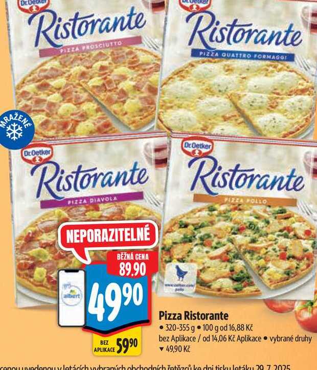  Pizza Ristorante 320-355 g  