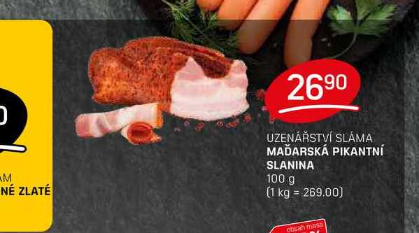 MAĎARSKÁ PIKANTNÍ SLANINA 100 g 