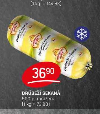 DRŮBEŽÍ SEKANÁ 500 g, mražené