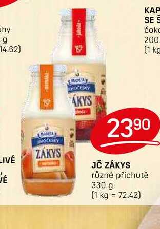 JČ ZÁKYS různé příchutě 330 g 