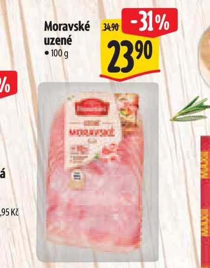   Moravské uzené 100 g 