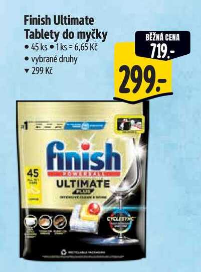 Finish Ultimate Tablety do myčky 45 ks 