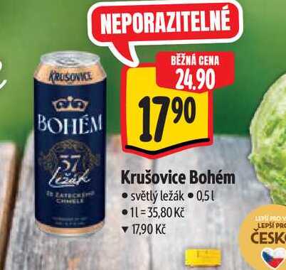  Krušovice Bohém 0,5 l