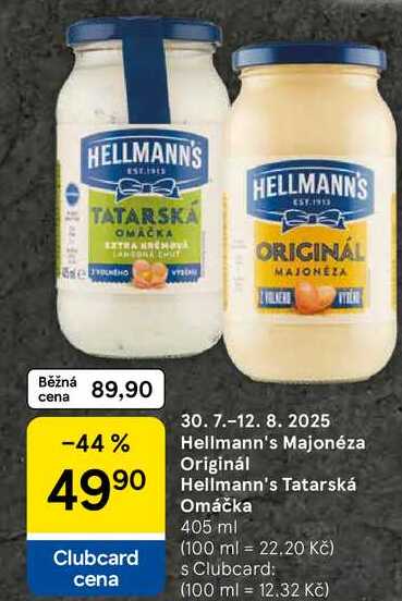 Hellmann's Tatarská Omáčka, 405 ml 