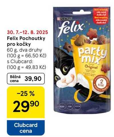 Felix Pochoutky pro kočky, 60 g