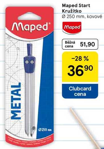 Maped Start Kružítko, Ø 250 mm, kovové 