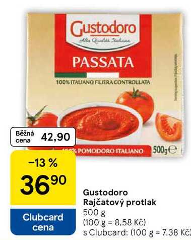 Gustodoro Rajčatový protlak, 500 g 