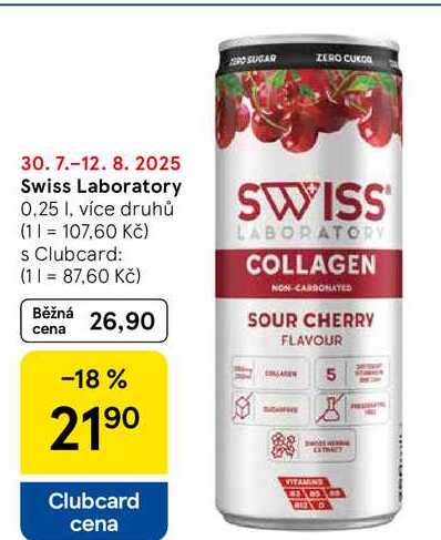 Swiss Laboratory, 0.25 l, více druhů  