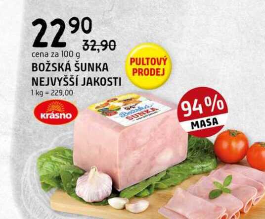 Božská šunka nejvyšší jakosti 100g