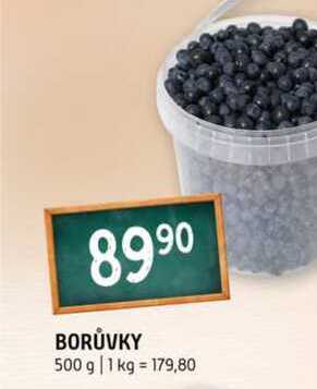 Borůvky 500g