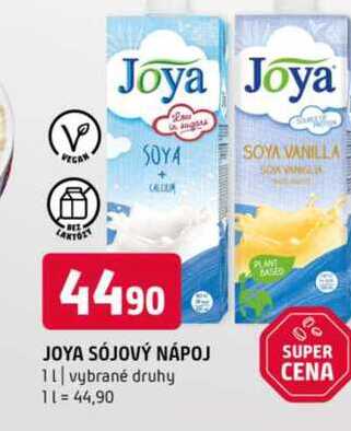 JOYA SÓJOVÝ NÁPOJ 1l vybrané druhy