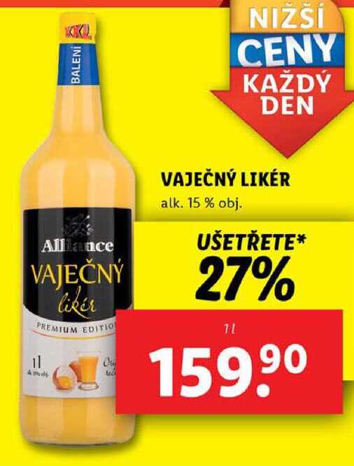 VAJEČNÝ LIKÉR, 1 l