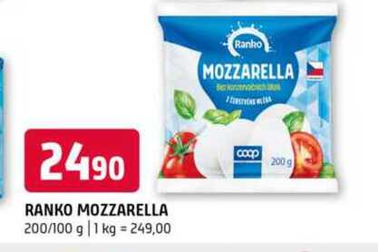 RANKO MOZZARELLA 200/100 g 