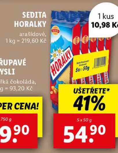 SEDITA HORALKY, 5x 50 g