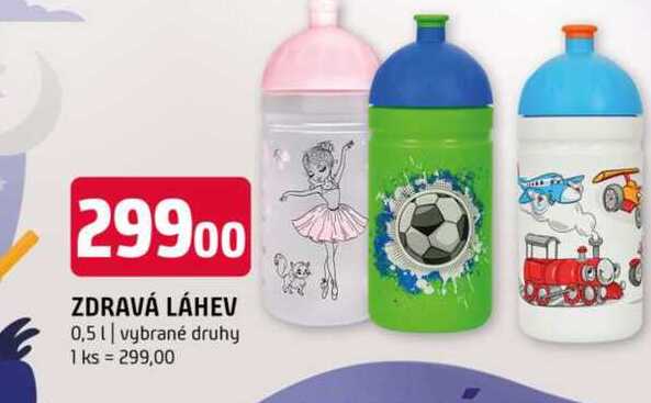 ZDRAVÁ LÁHEV 0,5l vybrané druhy 