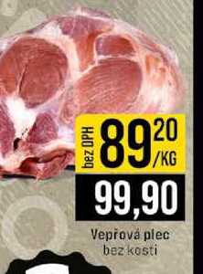 Vepřová plec bez kosti 1kg