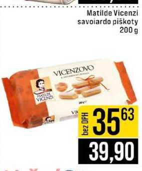 Matilde Vicenzi savoiardo piškoty 200 g 