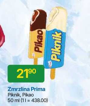 Prima Piknik, Pikao 50 ml zmrzlina
