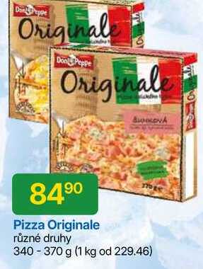Pizza Originale různé druhy 340-370 g