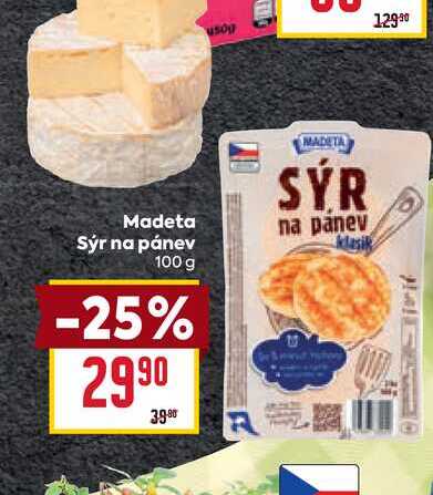 Madeta Sýr na pánev 100g