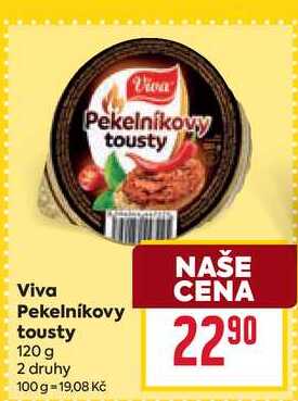 Viva Pekelníkovy tousty 120 g 