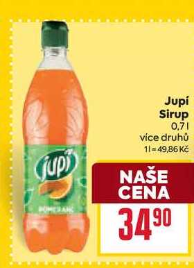 Jupí Sirup 0,7l