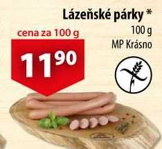 Lázeňské párky, 100 g  