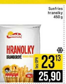 Sunfries hranolky 450 g