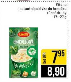 Vitana instantní polévka do hrnečku různé druhy 17-27 g 