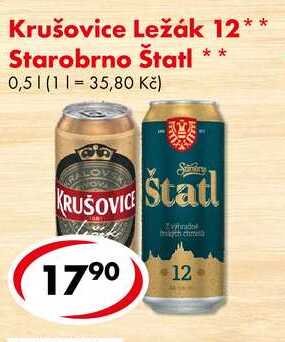 Starobrno Štatl, 0,5 l