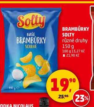 BRAMBŮRKY SOLTY různé druhy, 150 g 
