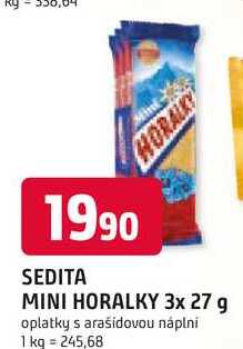 SEDITA MINI HORALKY 3x 27 g 