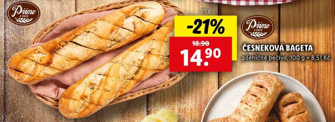 ČESNEKOVÁ BAGETA, 175 g 