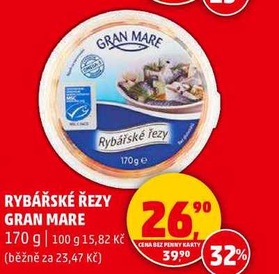RYBÁŘSKÉ ŘEZY GRAN MARE, 170 g 