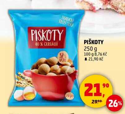 PIŠKOTY, 250 g