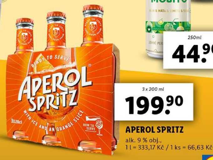 APEROL SPRITZ, 3x 200 ml