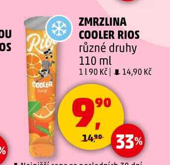 ZMRZLINA COOLER RIOS různé druhy, 110 ml  