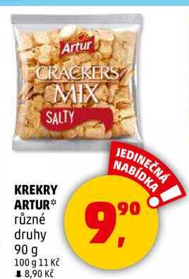 KREKRY ARTUR různé druhy, 90 g  