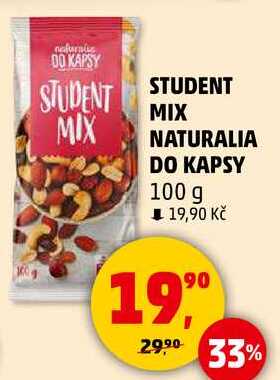 STUDENT MIX NATURALIA DO KAPSY, 100 g 
