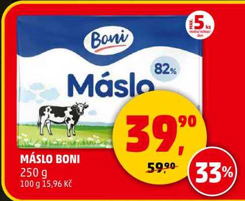 MÁSLO BONI, 250 g