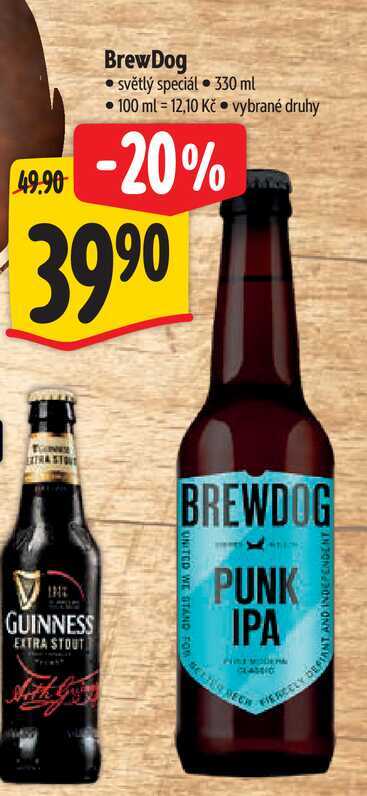 BrewDog světlý speciál 330 ml
