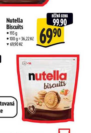 Nutella Biscuits 193g 
