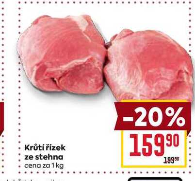 Krůtí řízek ze stehna cena za 1 kg 