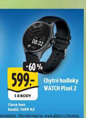 Chytré hodinky WATCH Pixel 2