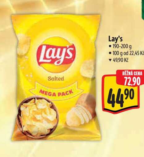 Lay's Salted 190-200 g 