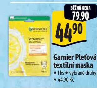 Garnier Pleťová textilní maska 1ks 