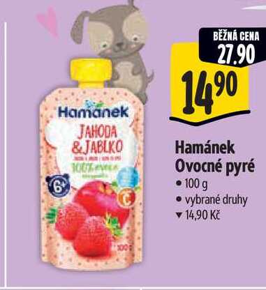 Hamánek Ovocné pyré 100 g